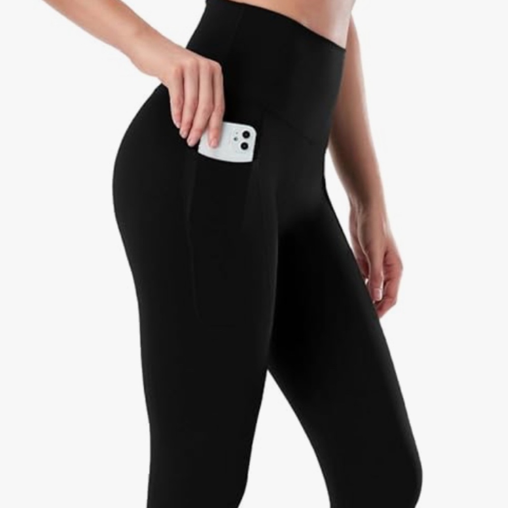 HeyNuts Essential 7/8 Yoga pant 25” with Pocket XL Black— NWT